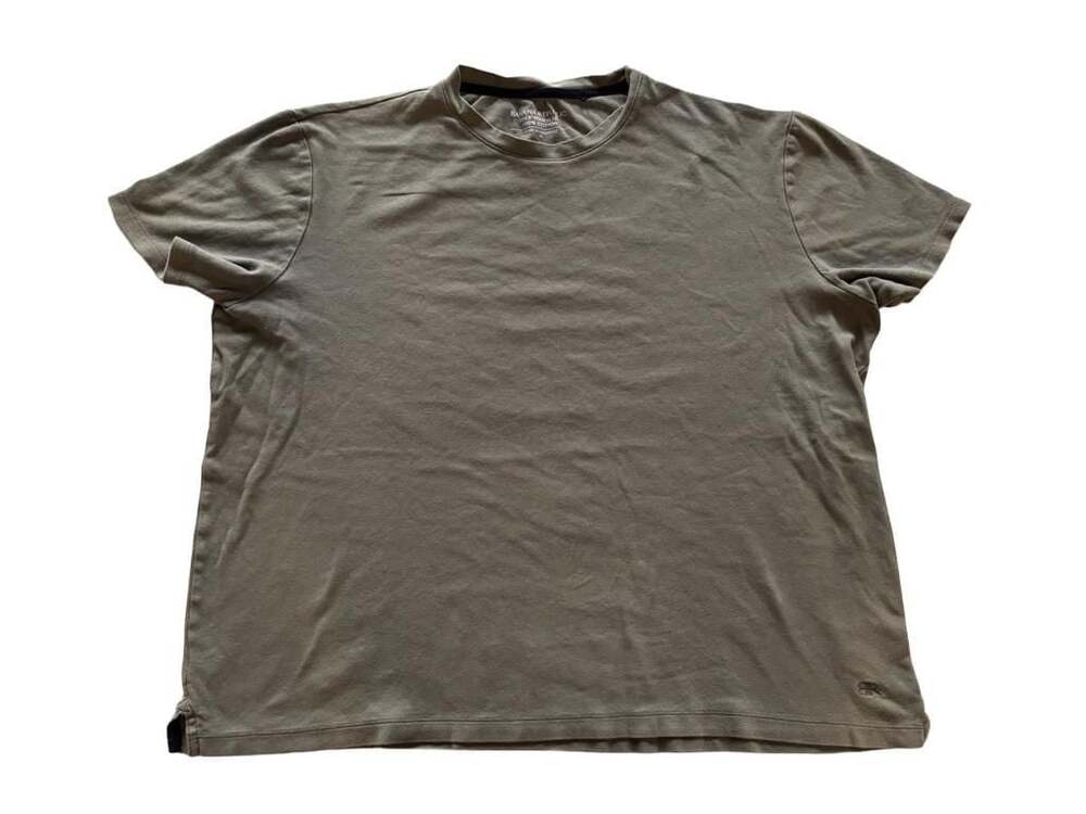 Banana Republic Luxe Touch Tee Mens XL Olive Green Short Sleeve Cotton T-Shirt
